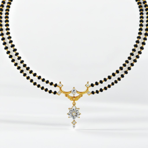 Home magha royal diamond mangalsutra
